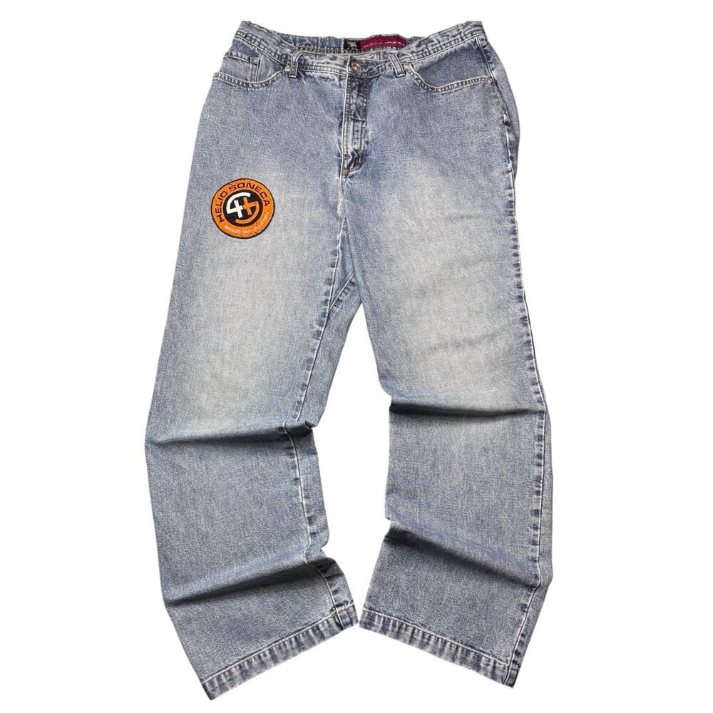 Vintage Oakley Software Industrial Denim jeans 34x31 ( FLAWS/Check Measurements)